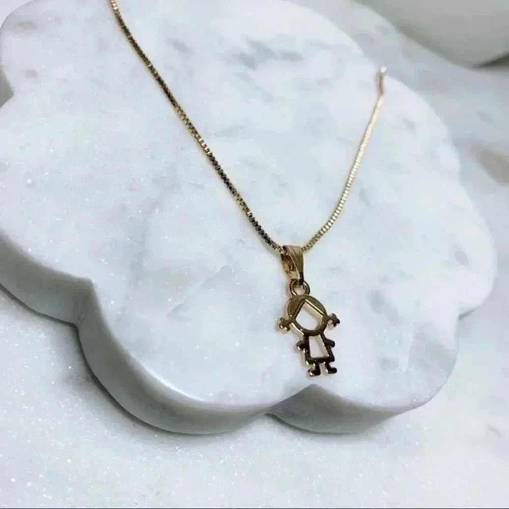 Little Girl Necklace - Picture 3 of 10